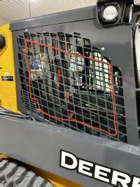 how to clean skid steer windows|bobcat skid steer cage removal.